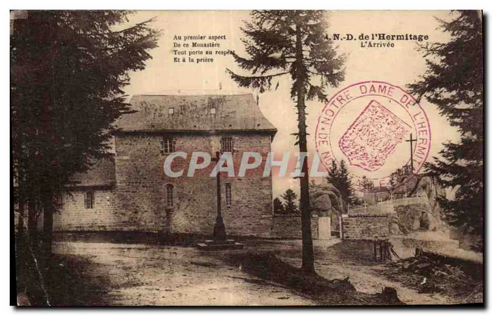 Notre-Dame de l'Hermitage — Mosteiro — Editor não identificado - Frente