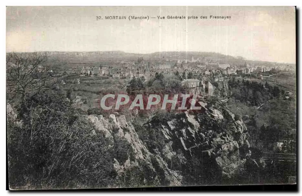 Mortain (Manche) — Allgemeiner Blick von den Fresnayes — n°32 - Vorderseite
