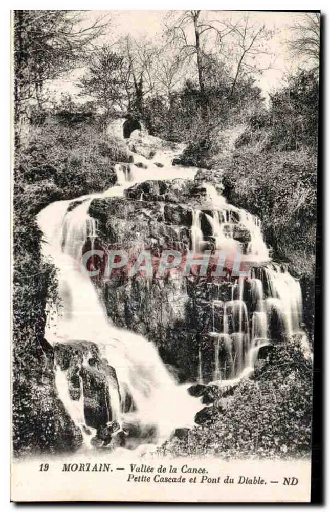 MORAIN — Tal der Cance. Kleine Wasserfall und Teufelsbrücke — ND - Vorderseite