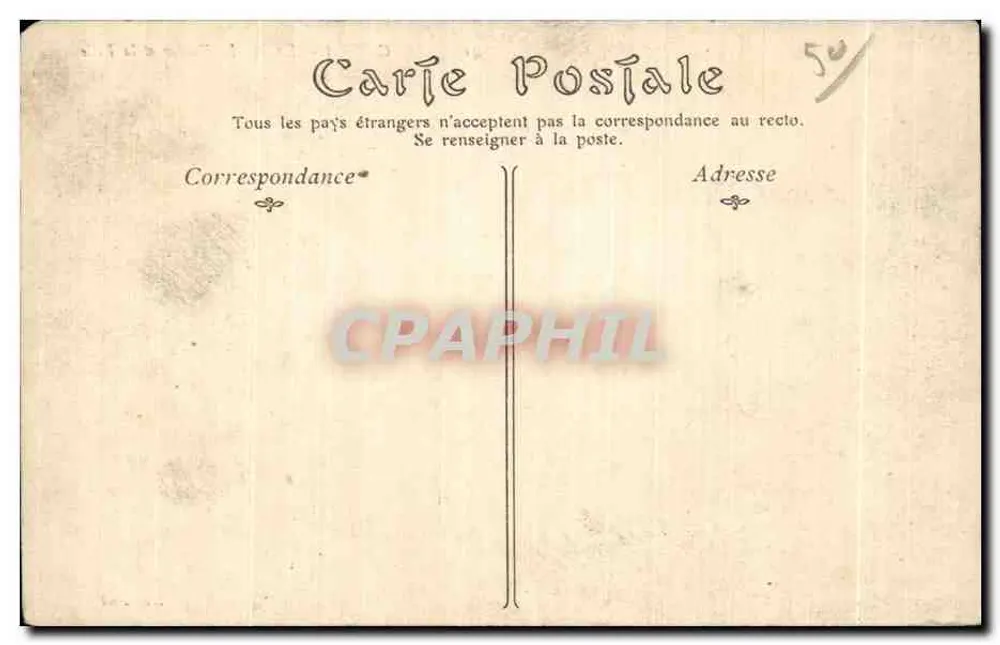 Coutances — O Viaduto e a Cidade - Verso