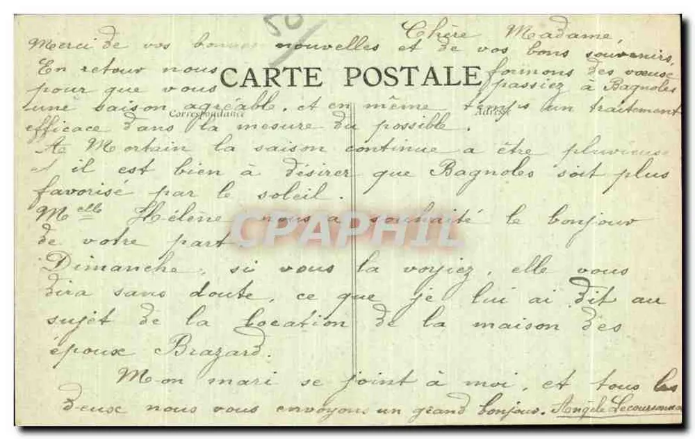 MORTAIN - Einer der Aspekte des Landschaftsbildes im Val de Cance — H. Ermice, Vire - Rückseite