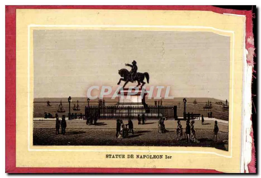Statue de Napoléon Ier — éditeur C. Lefebvre & Cie, Paris - Frente