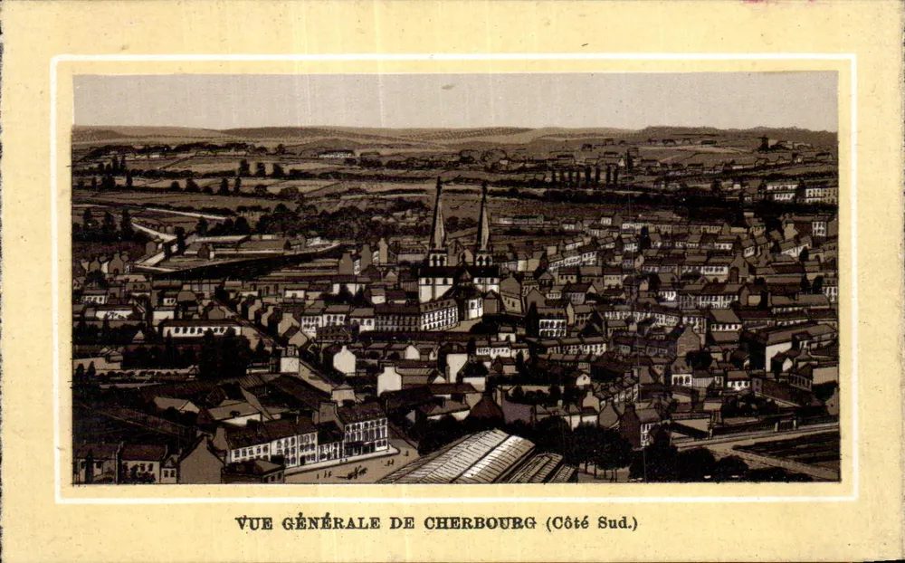 Cherbourg — Vista geral (Lado Sul) - Frente