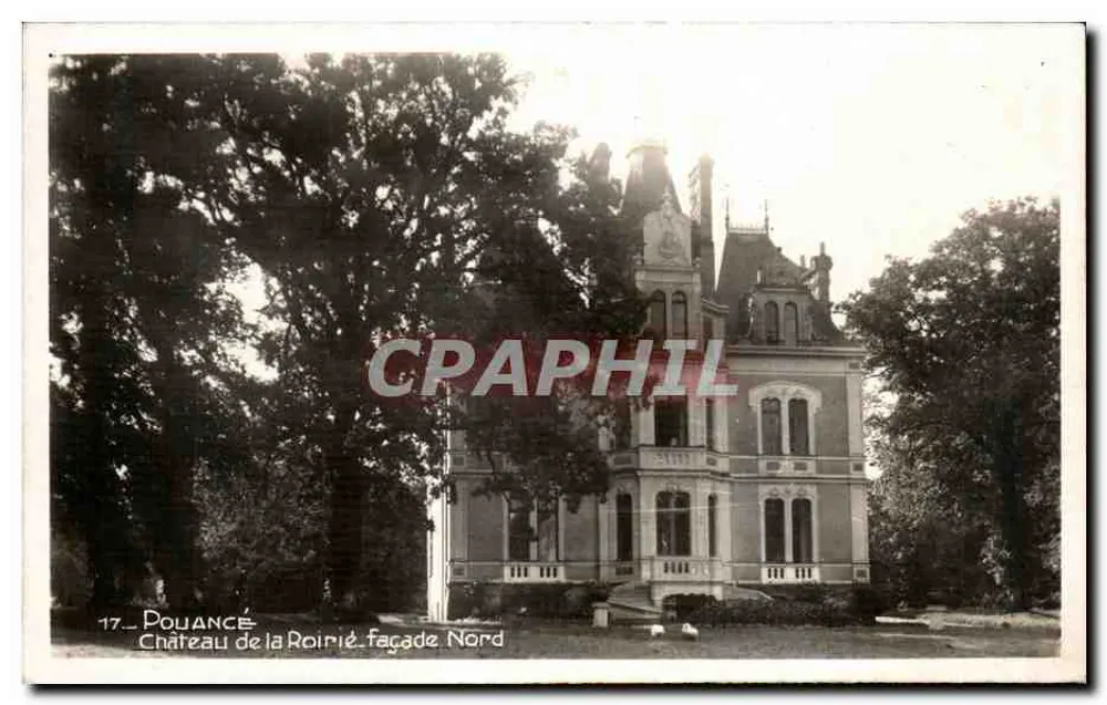 Pouancé — Castelo de la Roirié, fachada Norte - Frente