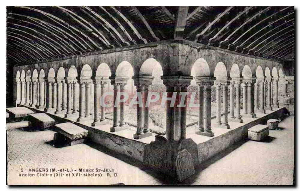 Angers (M.-et-L.) - Museum Saint-Jean - Altes Kloster (12. und 16. Jahrhundert) - R. D. - Vorderseite