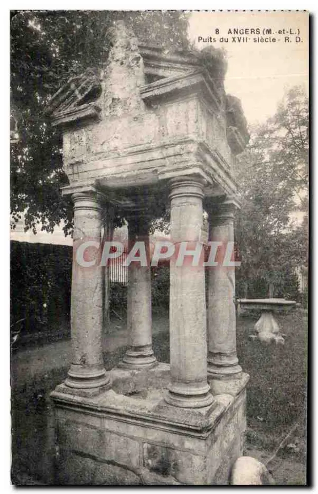 Poço do século XVII — Angers (Maine-et-Loire) — R.D. - Frente
