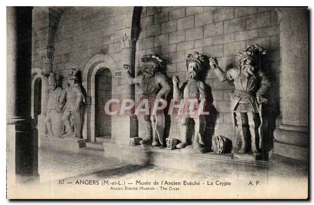 Angers (M.-et-L.) — Museum des Alten Bischofssitzes — Die Krypta — A.P. - Vorderseite