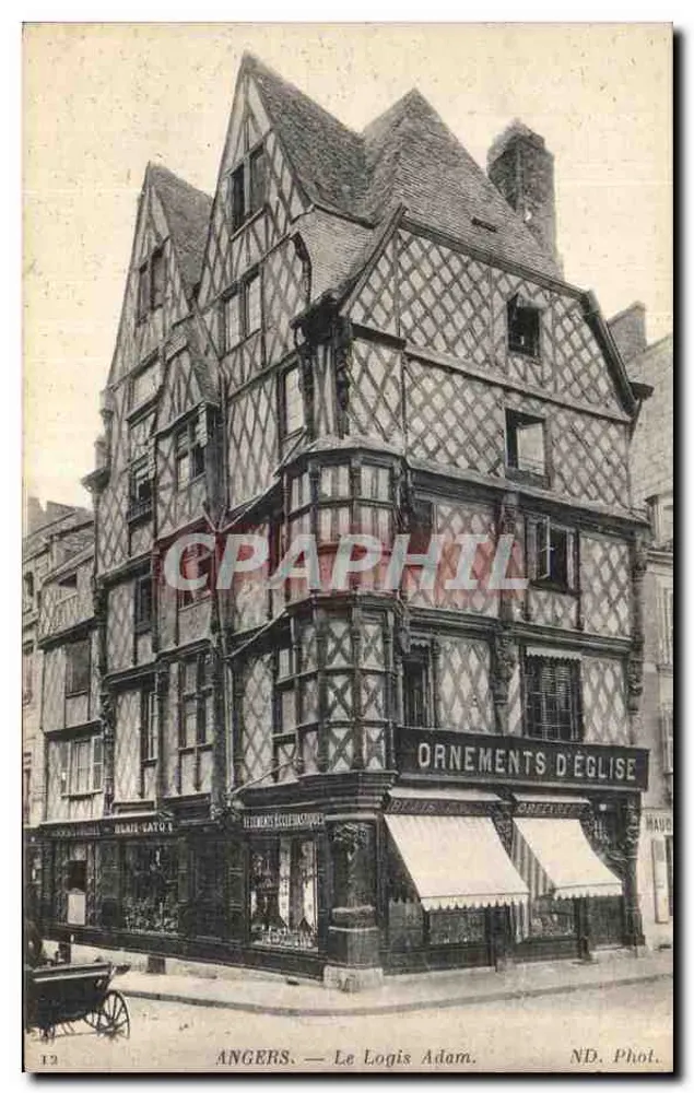 Angers — O Logis Adam — ND. Phot. - Frente