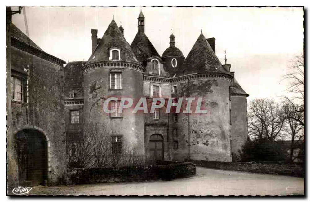 Castelo de La Bourdaisière — vista geral — editor C. Ouvry - Frente