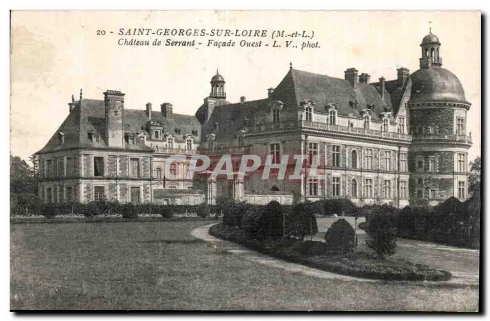 Saint-Georges-sur-Loire — Zamek Serrant — Façada Zachodnia — L. V., fot. - Awers