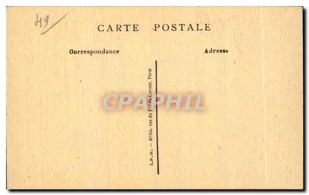 Grabmal von Bonchamps — Meisterwerk von David d'Angers — St-Florent-le-Vieil (M.-et-L.) - Rückseite