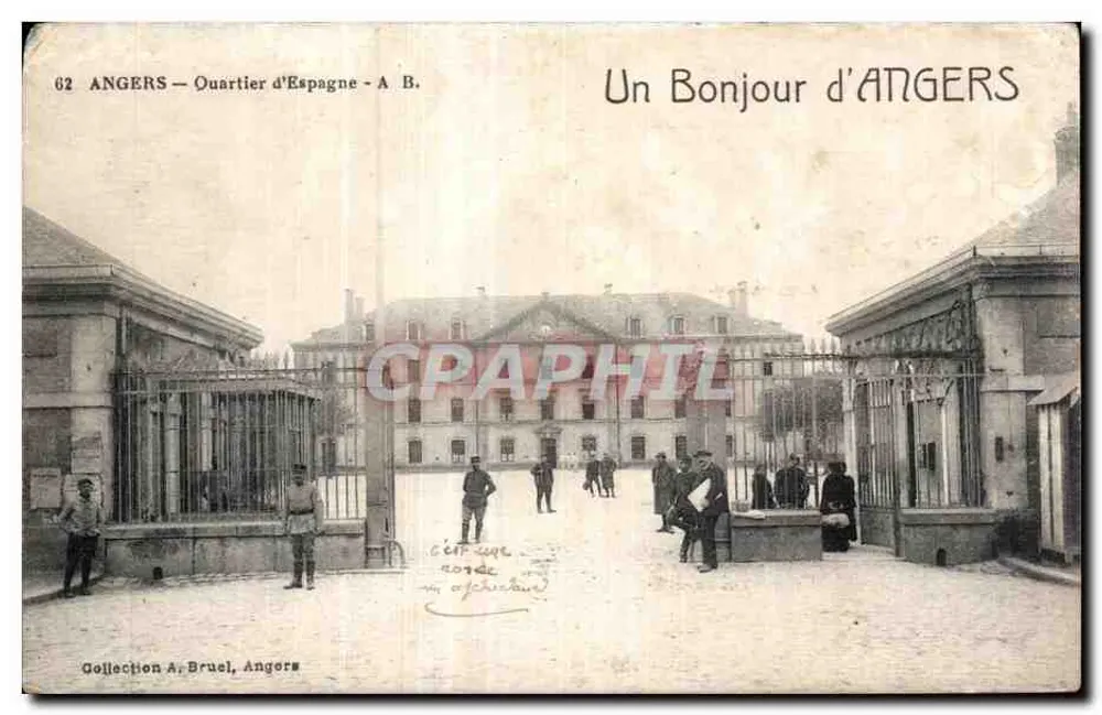 Angers — Bairro da Espanha — A. B. - Frente