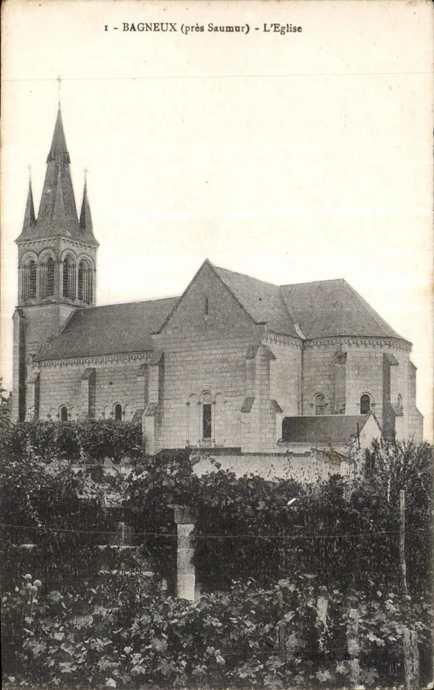 Bagneux (bei Saumur) — Die Kirche - Vorderseite