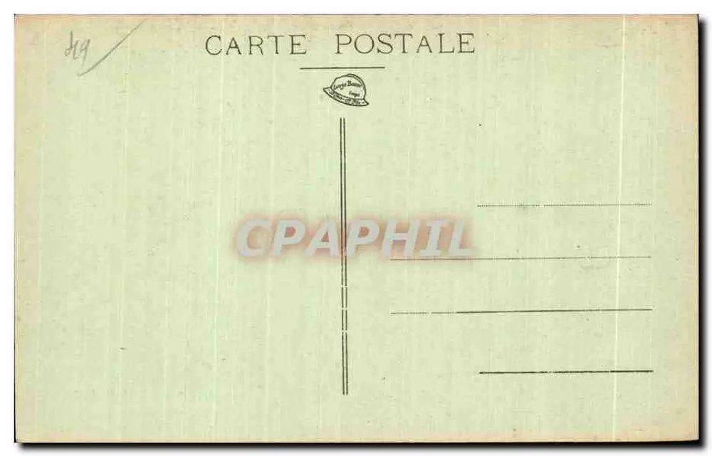 Innenansicht der Abteikirche von Bégrôles-en-Mauges — Abtei Bellfontaine — Cliché F. C. - Rückseite