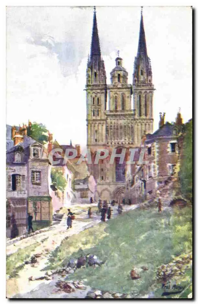 Angers — A Catedral — por Fred Money - Frente