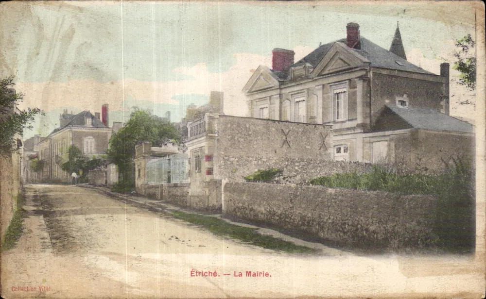 Étriché — La Mairie — Éditeur : Collection Vital - Vorderseite