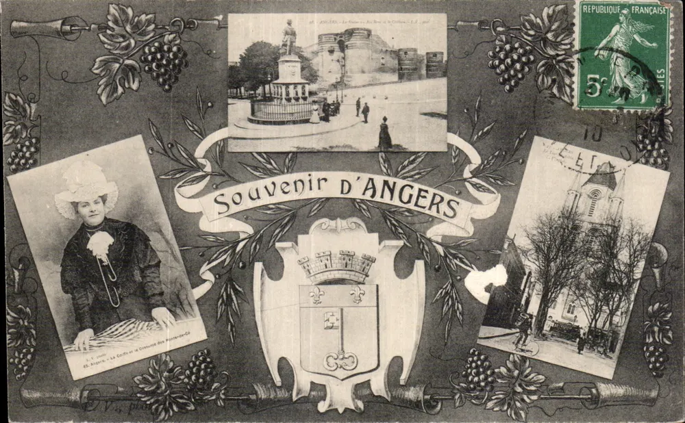 Angers — Souvenir d'Angers — editor D.V. plus - Frente