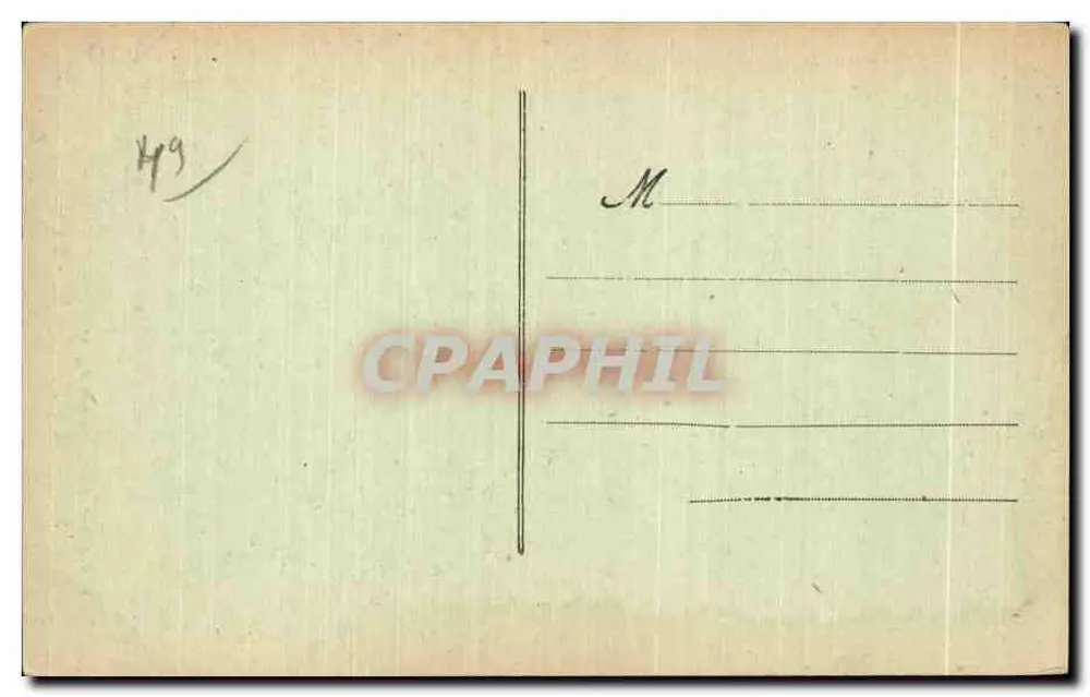 Cuneault (M.-et-L.) — Interior da Igreja — P. Voelcker, fot. Saumur, depositado - Verso