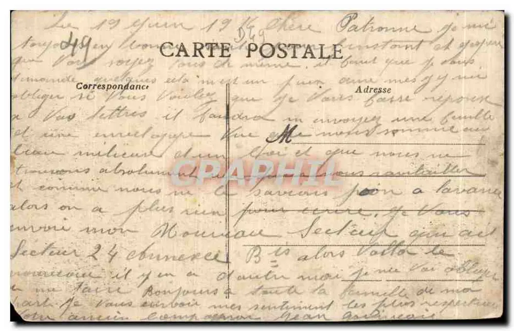Le Louroux-Bégonnais (M.-et-L.) — Castelo do Pey - Verso