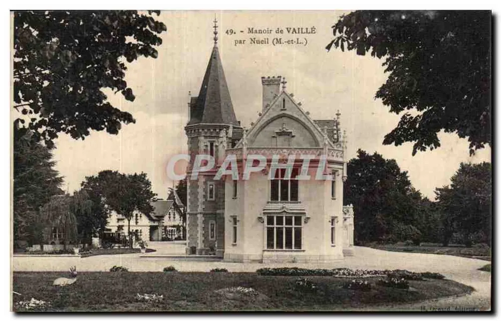 Manor de Vaillé — Nueil (Vienne) — por Nueil (M.-et-L.) - Frente