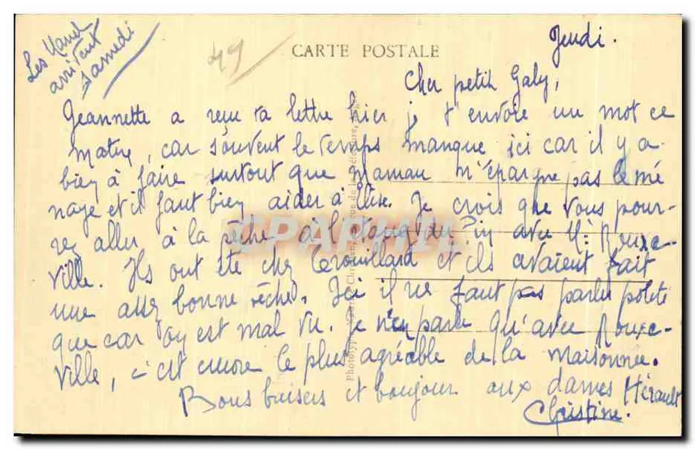 Candé (M.-et-L.) — L'Hôtel de Ville — L. V., fot. - Verso