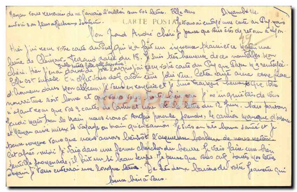 Entornos de CANDÉ (M.-et-L.) — Castillo de Angrie — L. V., fot. - Reverso