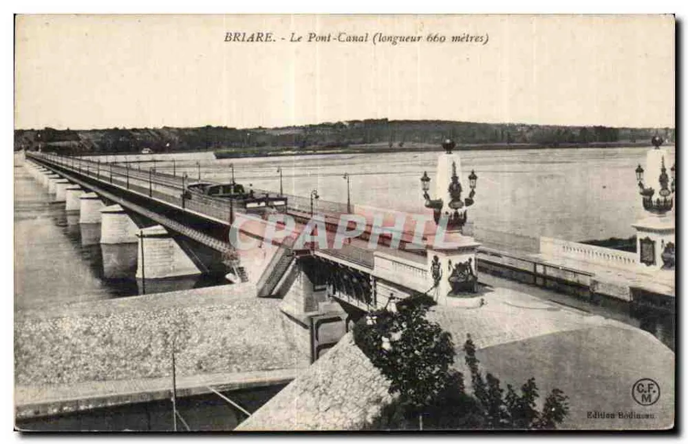 Briare - Der Kanalbrücke (Länge 660 Meter) — Edition Bodin - Vorderseite