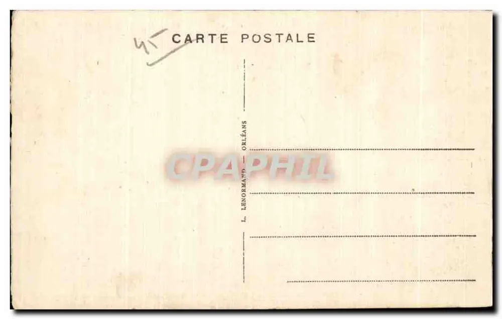 Orléans — Plaza Albert I - Calle de la República — L. Lenormant - Reverso