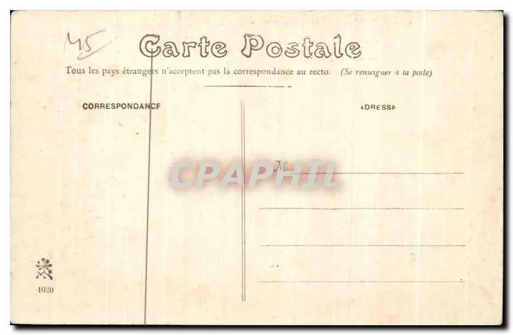Orléans — La Place de la Basculle und das Monument des Aydes — Verlag: 1020 - Rückseite