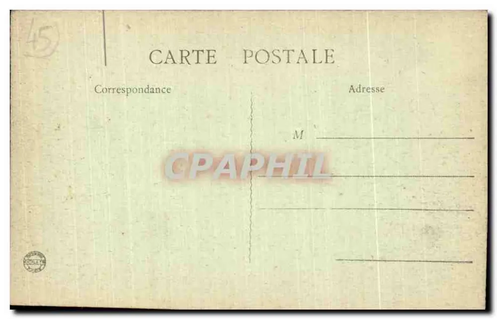 Olivet - Ufer des Loiret - Ein rustikaler Brücke — Verlag L.G., Nr. 532 - Rückseite