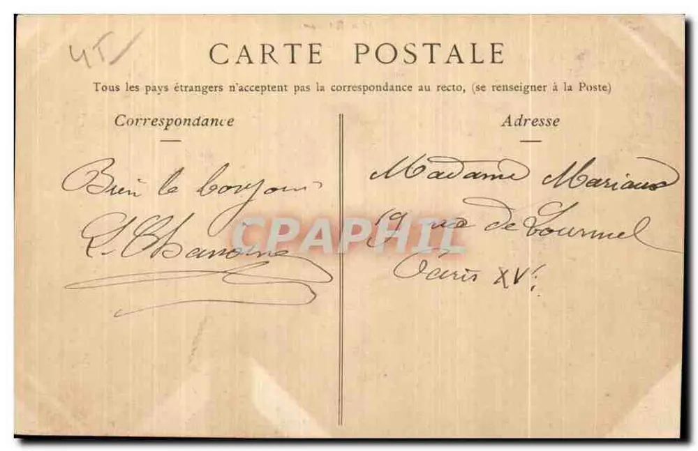 Jeanne d'Arc, siegreich, kehrt nach Orléans zurück — von Seberrrer, ND Phot, n°70 - Rückseite