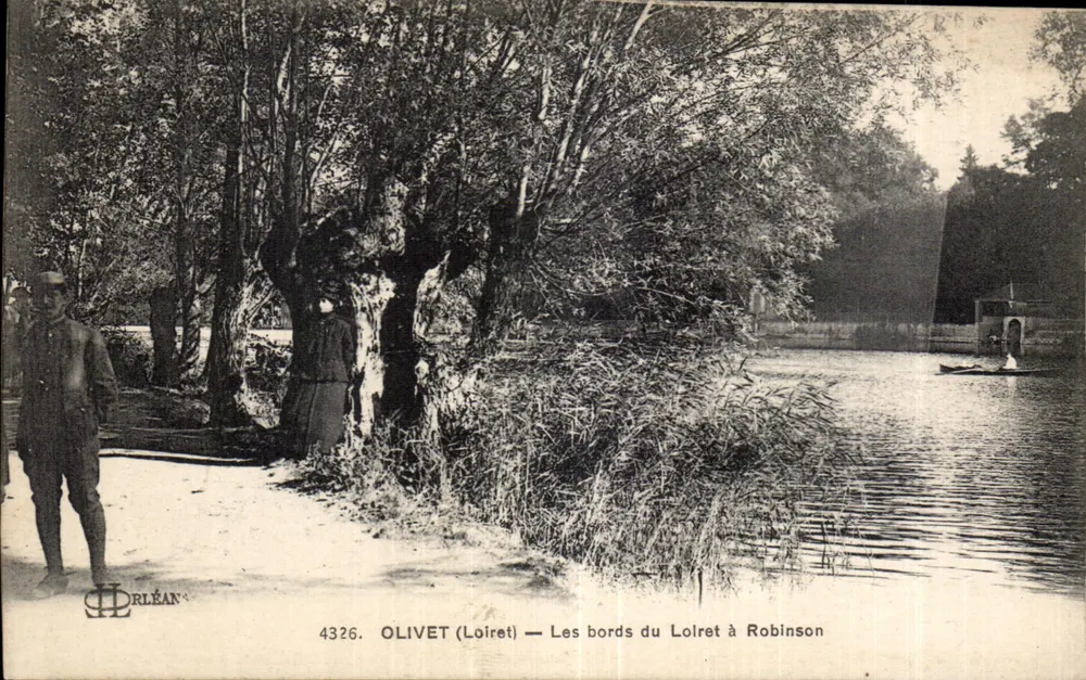 OLIVET (Loiret) — Ansicht der Ufer des Loiret in Robinson — DRLEAN n°4326 - Vorderseite