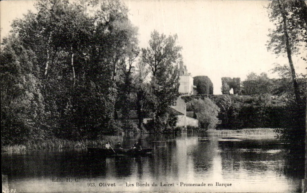 Olivet — Die Ufer des Loiret — Bootsfahrt - Vorderseite