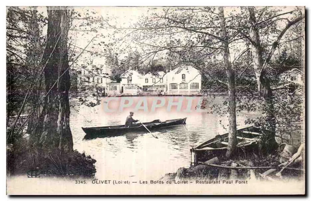Olivet (Loir-et-Cher) — Die Ufer des Loiret — Restaurant Paul Foret - Vorderseite