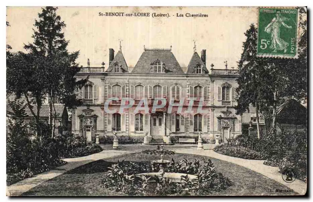 St-BENOIT-sur-LOIRE (Loiret) - Les Cheyrières — L. Marchand - Frente