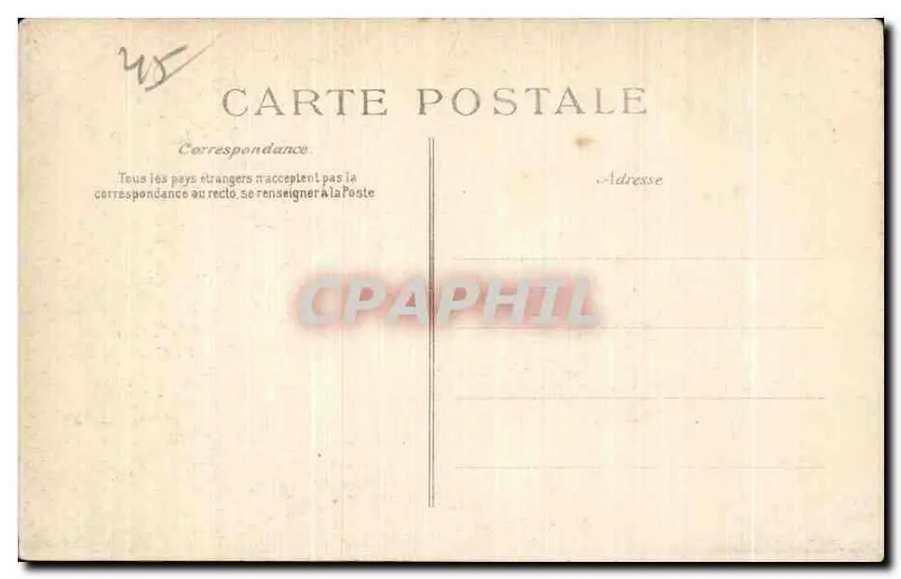 Beaugency — Torre da Igreja de Saint-Firmin (56m) — Igreja destruída durante a Revolução — Editor H. RlÉANS, n° 636 - Verso