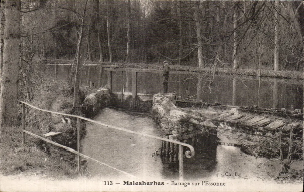 Malesherbes — Dijk over de Essonne — Ch. B. n°113 - Voorkant