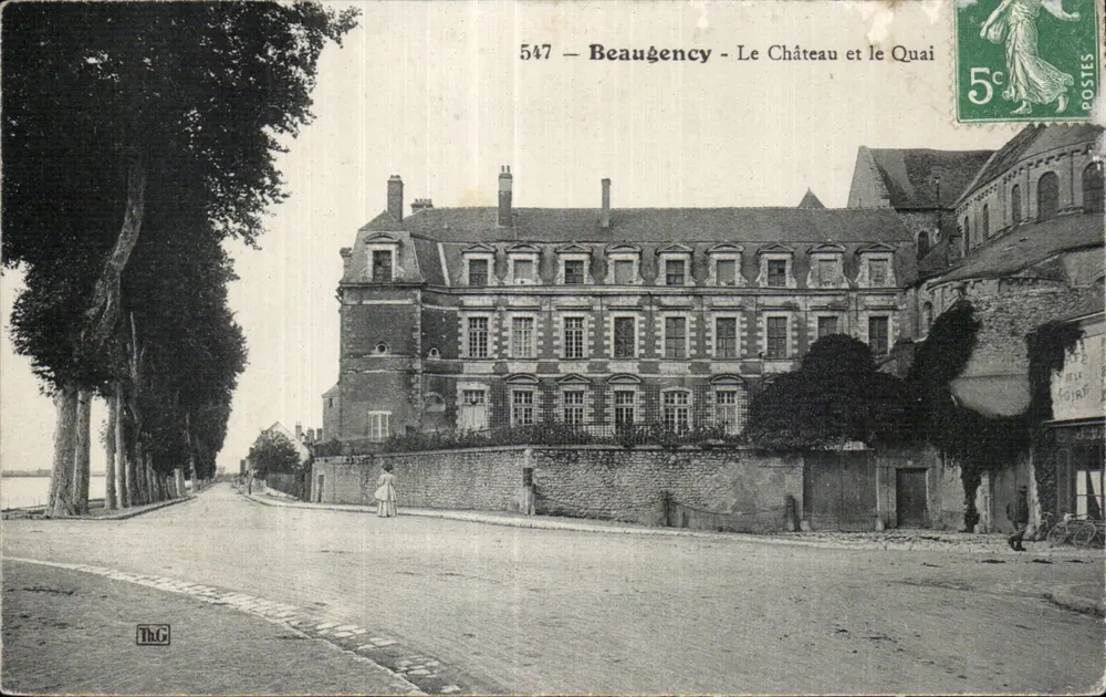 Beaugency - Het Kasteel en het Kade — Th.G. n°547 - Voorkant