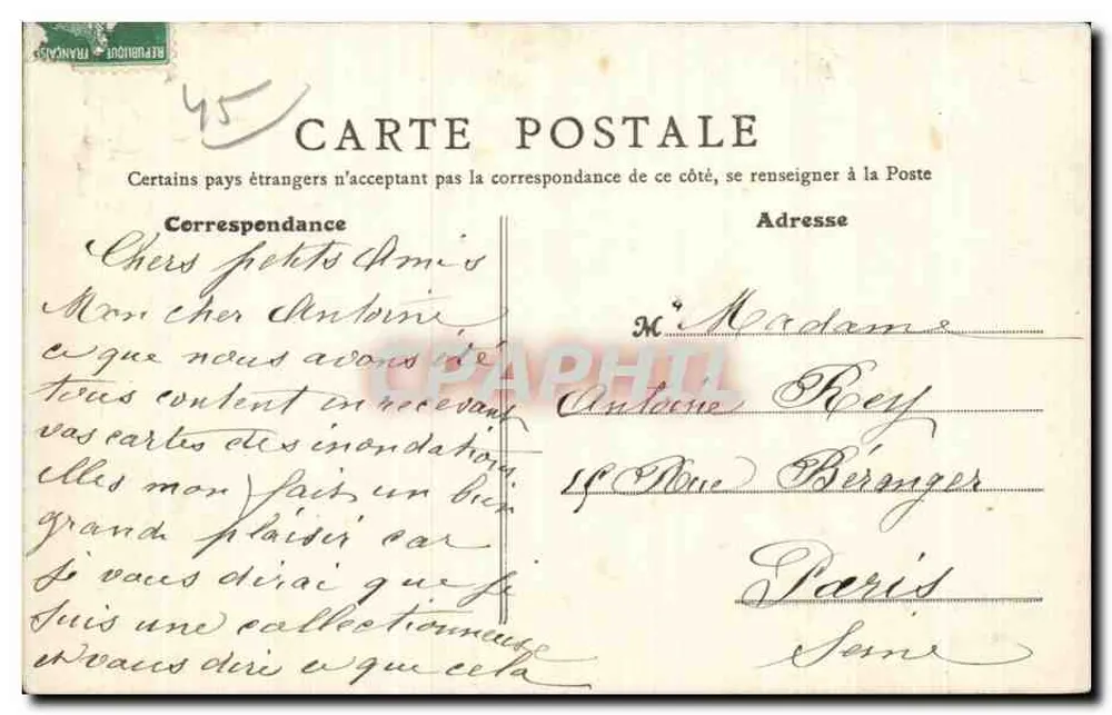 Beaugency - Het Kasteel en het Kade — Th.G. n°547 - Achterkant