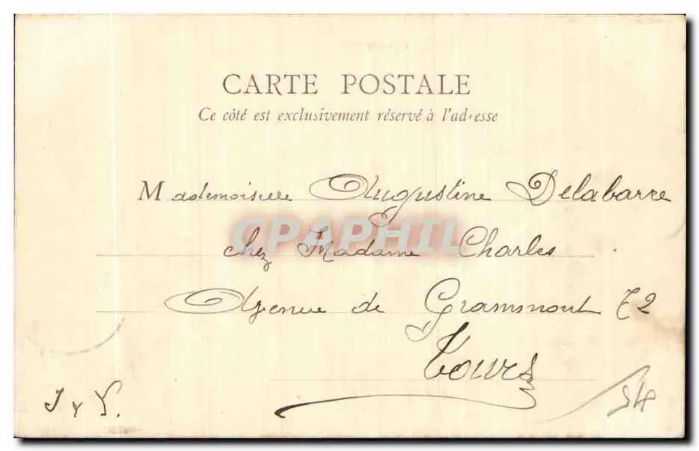 Beaungency — Velha Torre chamada de César — B.F., Paris - Verso