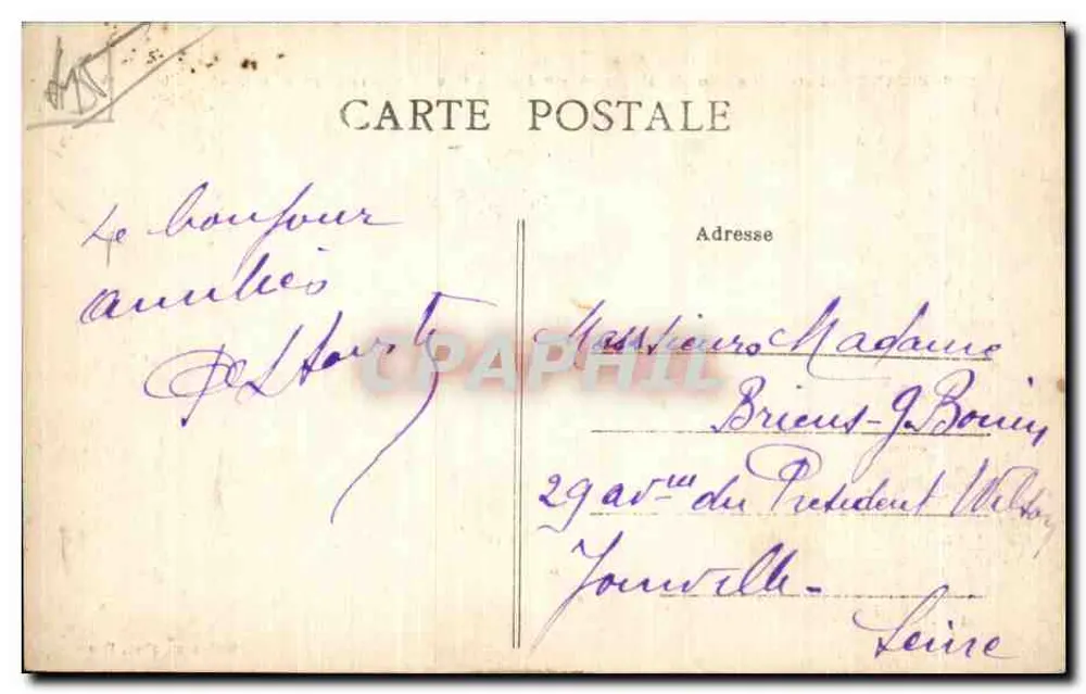 Briare (Loiret) — Der Kanalbrücke (Länge 662 m.) — Eröffnet am 16. September 1896 — Guillèmeau, phot. Briare - Rückseite