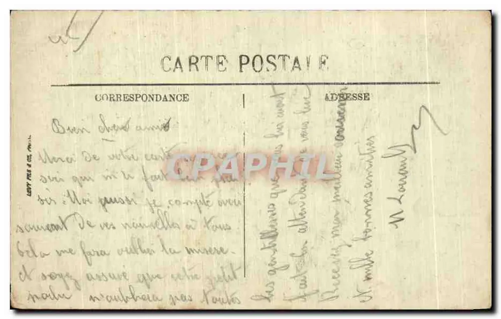 Montargis — Uma vista na Floresta — LL. n°60 - Verso