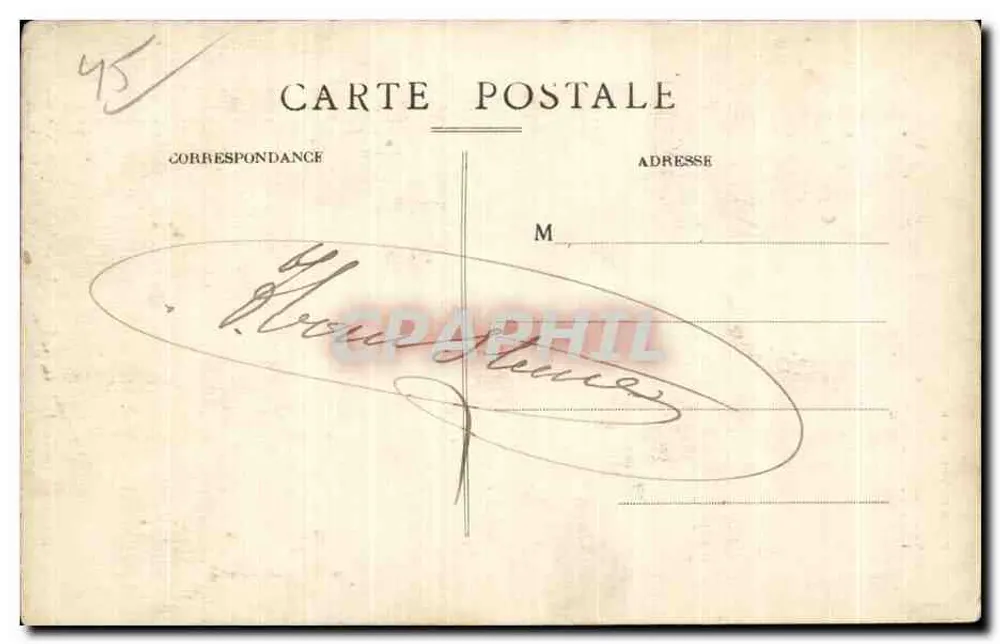 Kirche Saint-Martin von Beaune-la-Rolande — Verleger Billaut, Nr. 45 - Rückseite