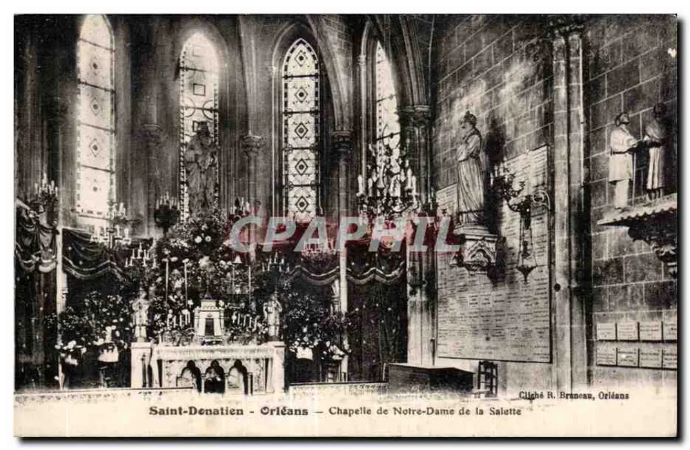 Saint-Denatien - Orléans — Kapelle Notre-Dame de la Salette — Clippé R. Brêmeau, Orléans - Vorderseite