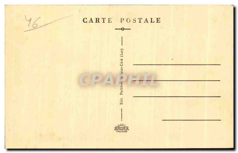 Saint-Céré (Lot) — Casa del XV secolo - Via Paramelle - Verso