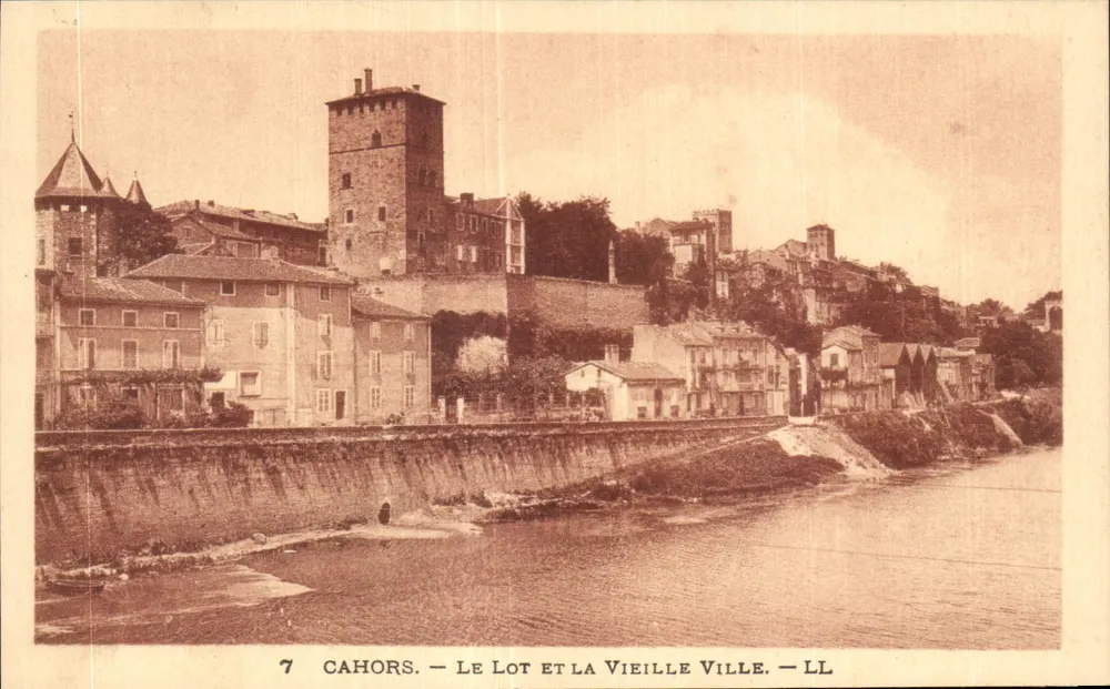 Cahors — Der Lot und die Altstadt — LL - Vorderseite