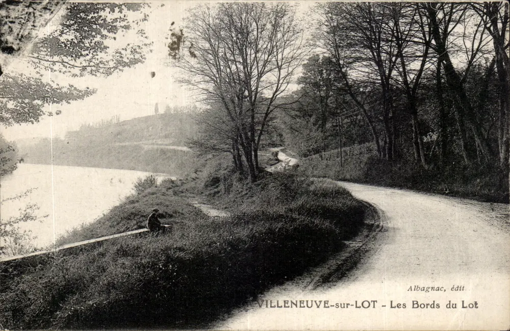 Villeneuve-sur-Lot — Die Ufer des Lot — Albagnac, Verleger - Vorderseite