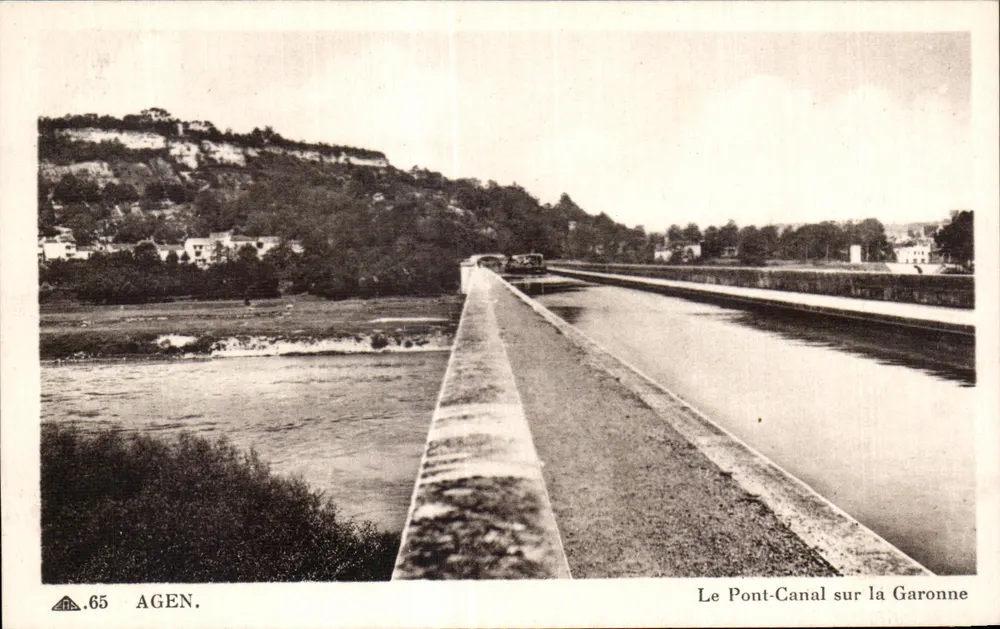 Agen — Die Kanalbrücke über die Garonne — AGEN.65 - Vorderseite