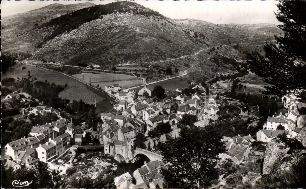 Pont-de-Montvert (Lozère) — Allgemeiner Blick — Die beiden Brücken und der Kai — CIM - Vorderseite