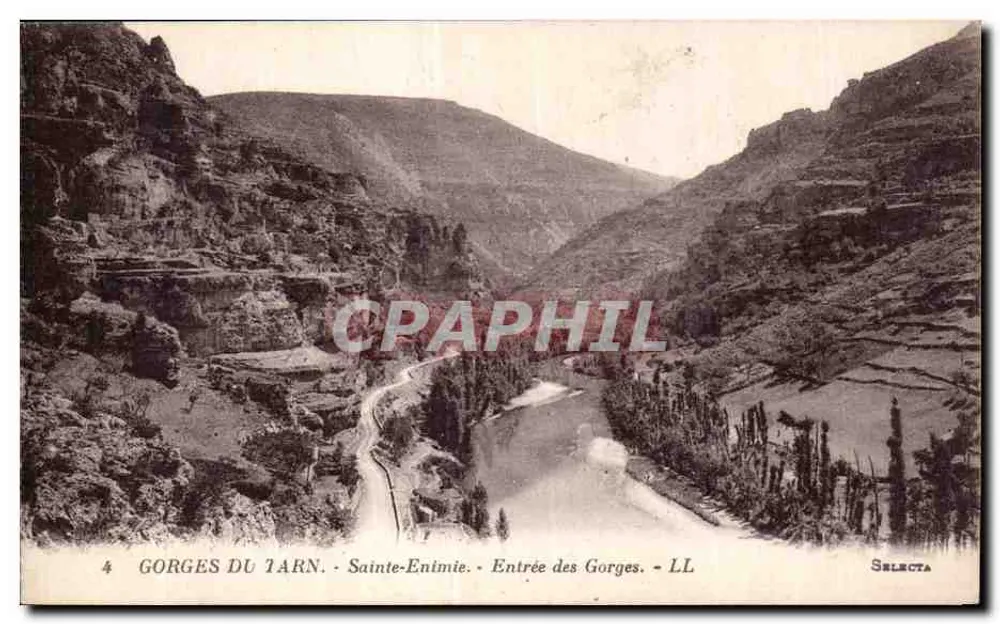 Gorges du Tarn - Sainte-Entimie - Eingang zu den Gorges — Selecta - Vorderseite